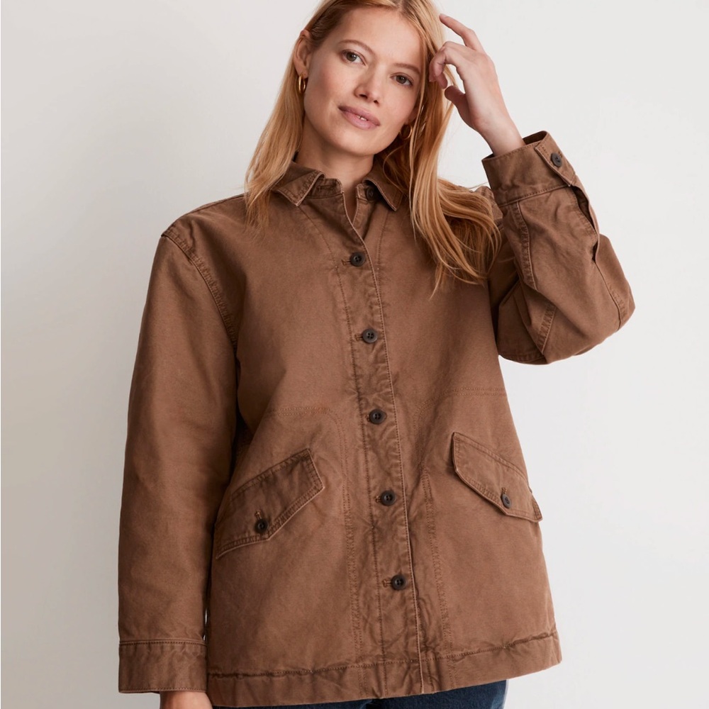 NWT Madewell canvas / barn coat - Picture 2 of 5